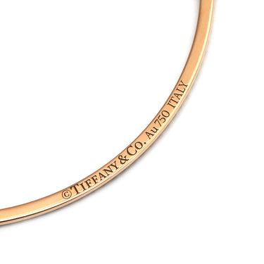 ティファニー Tiffany & Co T スマイル ペンダント スモール ダイヤモンド ピンクゴールド K18PG ダイヤモンド ネックレス T&Co. T smile K18PG Au750 18K 18金