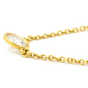 ティファニー Tiffany & Co バイザヤード シングルダイヤモンド ペンダント イエローゴールド K18YG ダイヤモンド ネックレス Au750 T&Co. 1P エルサペレッティ