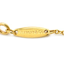 ティファニー Tiffany & Co バイザヤード シングルダイヤモンド ペンダント イエローゴールド K18YG ダイヤモンド ネックレス Au750 T&Co. 1P エルサペレッティ