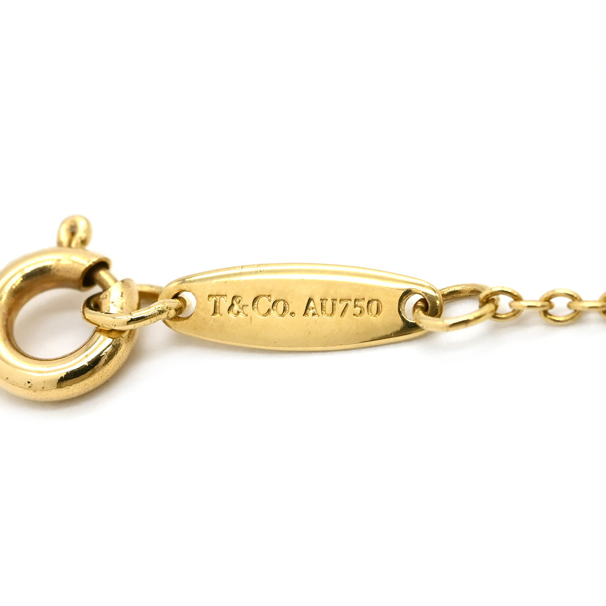 ティファニー Tiffany & Co イエローゴールド ブレスレット Au750 18K