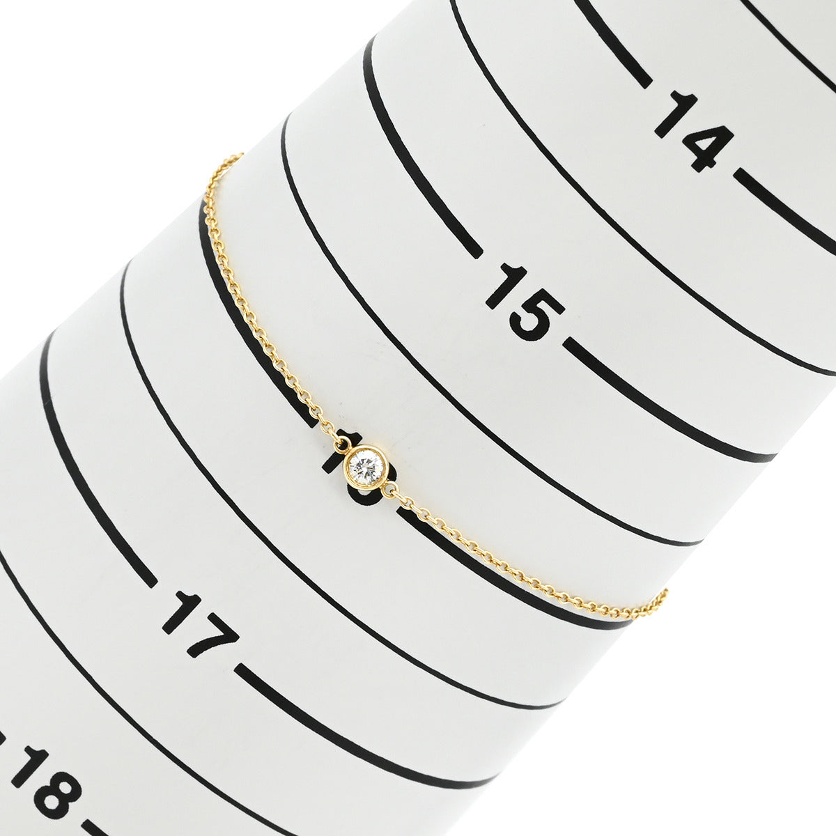 ティファニー Tiffany & Co イエローゴールド ブレスレット Au750 18K