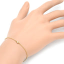 ティファニー Tiffany & Co バイザヤード イエローゴールド K18YG ダイヤモンド ブレスレット Au750 18K 18金 T&Co. エルサペレッティ ダイヤ 1P 1石 1粒