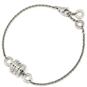 ブルガリ BVLGARI ビーゼロワン B-zero1 エレメント ホワイトゴールド K18WG ブレスレット BVLGARI K18WG Au750 18K 18金 スパイラル 螺旋