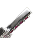 ダミアーニ DAMIANI ベルエポック ラージサイズ ホワイトゴールド K18WG ダイヤモンド ルビー ネックレス ペンダント 750 18金 ダイヤ ルビー クロス 十字架