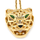 カルティエ Cartier パンテール ドゥ カルティエ N7424210 イエローゴールド K18YG オニキス ツァボライト ネックレス 18K オニキス ツァボライトガーネット