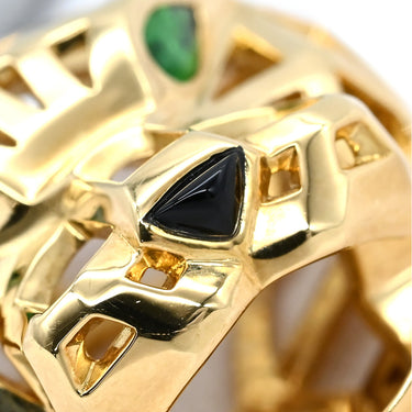 カルティエ Cartier パンテール ドゥ カルティエ N7424210 イエローゴールド K18YG オニキス ツァボライト ネックレス 18K オニキス ツァボライトガーネット