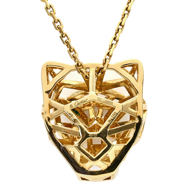 カルティエ Cartier パンテール ドゥ カルティエ N7424210 イエローゴールド K18YG オニキス ツァボライト ネックレス 18K オニキス ツァボライトガーネット