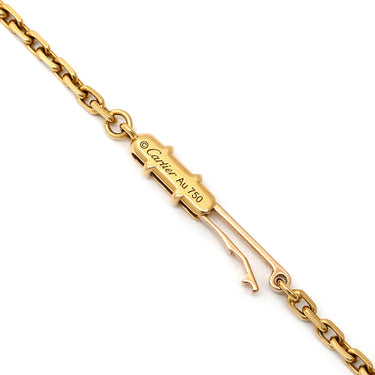 カルティエ Cartier パンテール ドゥ カルティエ N7424210 イエローゴールド K18YG オニキス ツァボライト ネックレス 18K オニキス ツァボライトガーネット