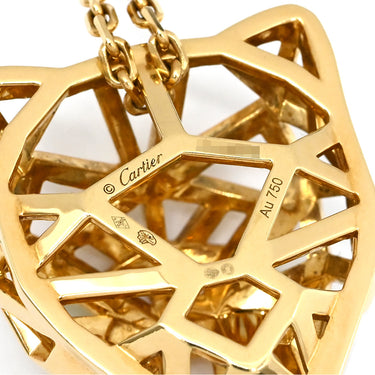 カルティエ Cartier パンテール ドゥ カルティエ N7424210 イエローゴールド K18YG オニキス ツァボライト ネックレス 18K オニキス ツァボライトガーネット