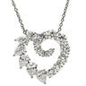 ハリーウィンストン Harry Winston オープンクラスター ダイヤ ハート ラージ PEDPHSLGOC プラチナシルバー Pt950 ダイヤモンド ネックレス