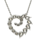 ハリーウィンストン Harry Winston オープンクラスター ダイヤ ハート ラージ PEDPHSLGOC プラチナシルバー Pt950 ダイヤモンド ネックレス