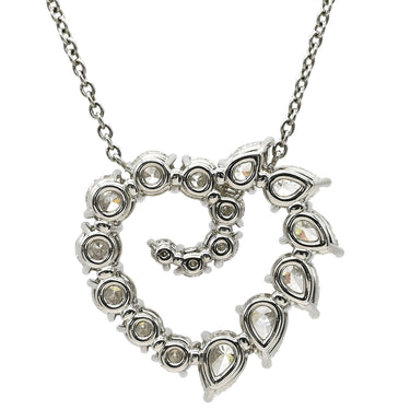 ハリーウィンストン Harry Winston オープンクラスター ダイヤ ハート ラージ PEDPHSLGOC プラチナシルバー Pt950 ダイヤモンド ネックレス