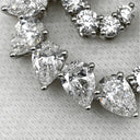 ハリーウィンストン Harry Winston オープンクラスター ダイヤ ハート ラージ PEDPHSLGOC プラチナシルバー Pt950 ダイヤモンド ネックレス