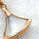 ブルガリ BVLGARI ドリーム 358422 ローズゴールド K18RG ホワイトマザーオブパール #SM ブレスレット Wチェーン Au750 18K RG シェル SM