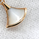 ブルガリ BVLGARI ドリーム 358422 ローズゴールド K18RG ホワイトマザーオブパール #SM ブレスレット Wチェーン Au750 18K RG シェル SM