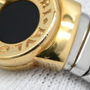 ブルガリ BVLGARI トゥボガスリング イエローゴールド×ブラック K18YG ステンレススチール オニキス #51 リング 指輪 AU750 18K 18金 YG×SS コンビ 11号