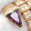 ブルガリ BVLGARI セルペンティ ヴァイパー ダブルコイル 347595 ピンクゴールド K18PG ダイヤモンド ルベライト 14039 リング 指輪 ダイヤモンド ルベライト 18K 750 15号