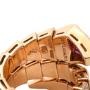ブルガリ BVLGARI セルペンティ ヴァイパー ダブルコイル 347595 ピンクゴールド K18PG ダイヤモンド ルベライト 14039 リング 指輪 ダイヤモンド ルベライト 18K 750 15号