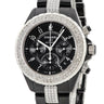 腕時計 シャネル CHANEL J12 クロノグラフ H0940 自動巻き メンズ ブラックセラミック ダイヤ アラビア 黒 ラウンド
