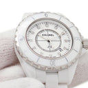 腕時計 シャネル CHANEL J12 H1628 クオーツ レディース 純正12Pダイヤ 白セラミック ホワイト