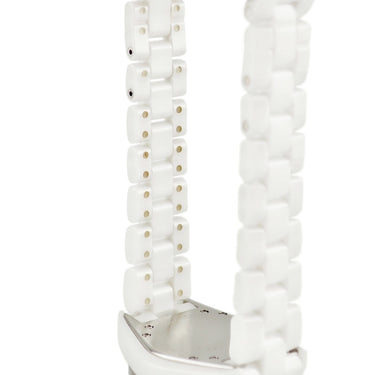 腕時計 シャネル CHANEL J12 H1628 クオーツ レディース 純正12Pダイヤ 白セラミック ホワイト
