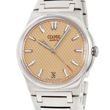 腕時計 チャペック CZAPEK アンタークティック パサージュ ドゥ ドレーク SALMON S 12 自動巻き メンズ サーモン デイト