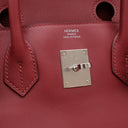 エルメス HERMES バーキン30 ルージュヴィフ ジョナサン ハンドバッグ シルバー金具 赤