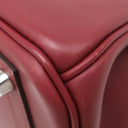 エルメス HERMES バーキン30 ルージュヴィフ ジョナサン ハンドバッグ シルバー金具 赤