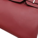 エルメス HERMES バーキン30 ルージュヴィフ ジョナサン ハンドバッグ シルバー金具 赤