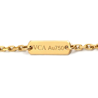 ヴァンクリーフアーペル Van Cleef & Arpels ヴィンテージ アルハンブラ ペンダント VCARA45900 パールホワイト×イエローゴールド K18YG マザーオブパール ネックレス K18YG シェル