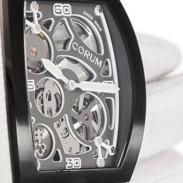 腕時計 コルム CORUM ラボ 01 リミテッドエディション 07.0010 自動巻き メンズ スケルトン ブラック グレー ホワイト 限定