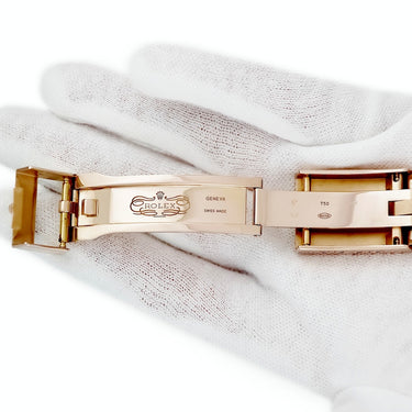 ロレックス ROLEX 純正 コスモグラフ デイトナ 116515LN用 ローズゴールド K18エバーローズゴールド 腕時計パーツ Dバックル K18RG 無垢 エバーローズゴールド レザーベルト用 16mm幅