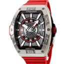 腕時計 フランクミュラー FRANCK MULLER スカファンダー 43 SKF 43 SC DT TTBR TT ER 自動巻き メンズ ブラック レッド デイト