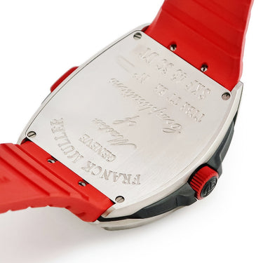腕時計 フランクミュラー FRANCK MULLER スカファンダー 43 SKF 43 SC DT TTBR TT ER 自動巻き メンズ ブラック レッド デイト