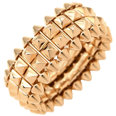 カルティエ Cartier クラッシュ ドゥ カルティエ ダブル B4237852 ピンクゴールド K18PG #52(JP12) リング 指輪 18K 750 PG 2ロウ 10号