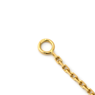 ヴァンクリーフアーペル Van Cleef & Arpels ヴィンテージ アルハンブラ VCARO9VA00 イエローゴールド×グリーン K18YG マラカイト ネックレス Au750 18K 18金 緑 マラカイト