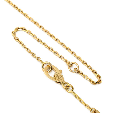 ヴァンクリーフアーペル Van Cleef & Arpels ヴィンテージ アルハンブラ VCARA45800 ブラック×イエローゴールド K18YG オニキス ネックレス Au750 18K 18金 黒 オニキス