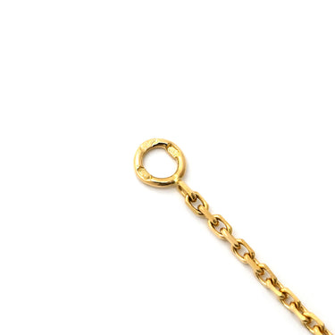 ヴァンクリーフアーペル Van Cleef & Arpels ヴィンテージ アルハンブラ VCARA45800 ブラック×イエローゴールド K18YG オニキス ネックレス Au750 18K 18金 黒 オニキス