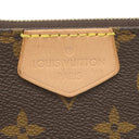 ルイヴィトン LOUIS VUITTON ミュルティ ポシェット アクセソワール M44813 カーキ モノグラムキャンバス ショルダーバッグ ゴールド金具 ポーチ