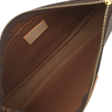 ルイヴィトン LOUIS VUITTON ミュルティ ポシェット アクセソワール M44813 カーキ モノグラムキャンバス ショルダーバッグ ゴールド金具 ポーチ