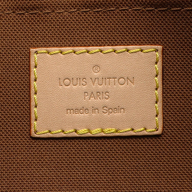 ルイヴィトン LOUIS VUITTON ミュルティ ポシェット アクセソワール M44813 カーキ モノグラムキャンバス ショルダーバッグ ゴールド金具 ポーチ