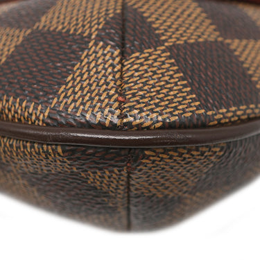 ルイヴィトン LOUIS VUITTON ミュゼット サルサ ロングストラップ N51300 ダミエエベヌ ダミエキャンバス ショルダーバッグ ゴールド金具 茶 斜め掛け