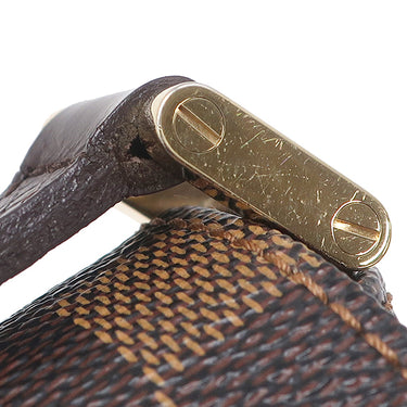 ルイヴィトン LOUIS VUITTON ミュゼット サルサ ロングストラップ N51300 ダミエエベヌ ダミエキャンバス ショルダーバッグ ゴールド金具 茶 斜め掛け
