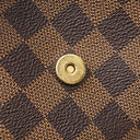 ルイヴィトン LOUIS VUITTON ミュゼット サルサ ロングストラップ N51300 ダミエエベヌ ダミエキャンバス ショルダーバッグ ゴールド金具 茶 斜め掛け