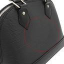ルイヴィトン LOUIS VUITTON アルマ BB M40862 ノワール エピレザー 2WAYバッグ ゴールド金具 ショルダー ハンドバッグ