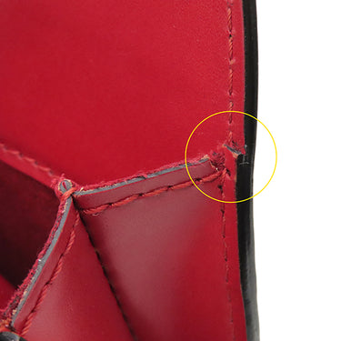 ルイヴィトン LOUIS VUITTON ポンヌフ M52057 カスティリアンレッド エピレザー ハンドバッグ ゴールド金具 赤