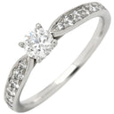 ティファニー Tiffany & Co ハーモニー ダイヤリング プラチナシルバー Pt950 ダイヤモンド リング 指輪 T＆Co. プラチナ 0.25ct 9号