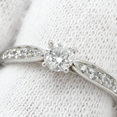 ティファニー Tiffany & Co ハーモニー ダイヤリング プラチナシルバー Pt950 ダイヤモンド リング 指輪 T＆Co. プラチナ 0.25ct 9号