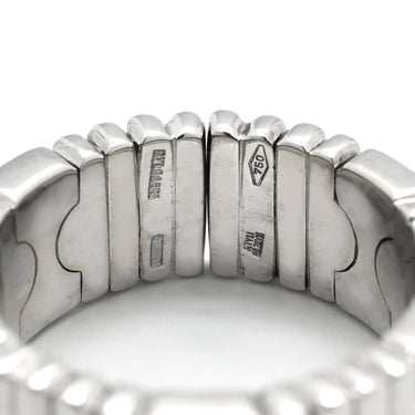 ブルガリ BVLGARI パレンテシリング ホワイトゴールド K18WG リング 指輪 K18WG 750WG 18金 16.5号