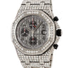 腕時計 オーデマピゲ AUDEMARS PIGUET ロイヤルオーク オフショア クロノ 26170TI.OO.1000TI.01 自動巻き メンズ ダイヤ グレー デイト 赤針
